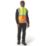 Regatta Pro Zip Collar Vest Hi-Vis Vest Yellow/Orange 2X Large 47" Chest