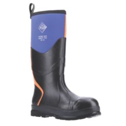 Muck Boots Chore Max S5 Size 6  Blue Steel Toe Cap Safety Wellies