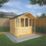 Mercia Traditional 7' x 6' 6" (Nominal) Apex Timber Summerhouse with Veranda