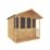 Mercia Traditional 7' x 6' 6" (Nominal) Apex Timber Summerhouse with Veranda