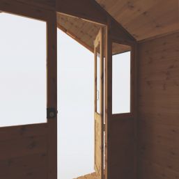 Mercia Traditional 7' x 6' 6" (Nominal) Apex Timber Summerhouse with Veranda