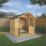 Mercia Traditional 7' x 6' 6" (Nominal) Apex Timber Summerhouse with Veranda