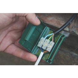 Raytech Gel Cover 6 2-Entry 3-Pole IPX8 Mini Gel Joint Green