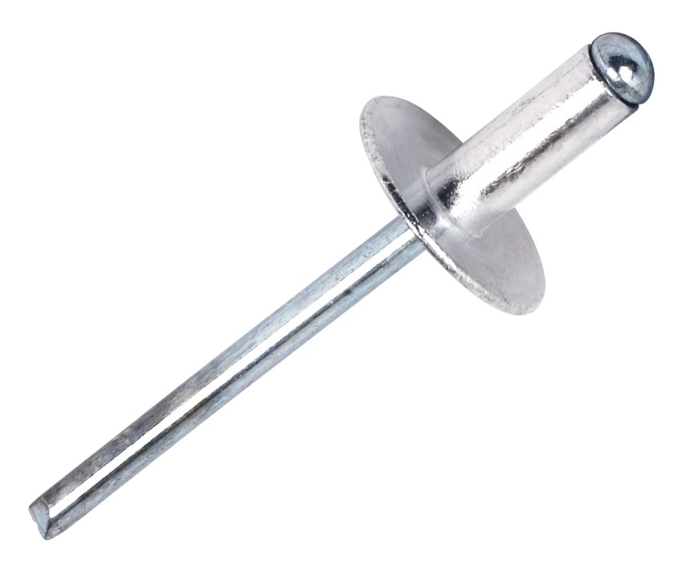 Flange Rivets 4.8mm x 12mm 250 Pack Screwfix