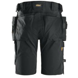 Snickers 6175 Stretch Work Shorts Black 35" W