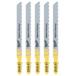 Milwaukee  4932254061 Multi-Material Jigsaw Blades 75mm 5 Pack