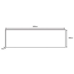 Wilsonart  Carrara Marble Mid-Rise Splashback 3050mm x 600mm x 4mm
