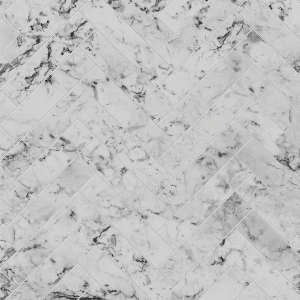Wilsonart  Carrara Marble Mid-Rise Splashback 3050mm x 600mm x 4mm