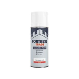 Fortress Trade Radiator Spray Paint Gloss White 400ml