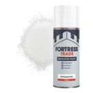 Fortress Trade 400ml White Gloss Heat Resistant Radiator Spray Paint