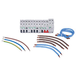 Schneider Electric Easy9 Compact 100A SP Type B  Dual RCD Consumer Unit Device Kit
