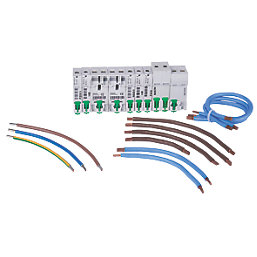 Schneider Electric Easy9 Compact 100A SP Type B  Dual RCD Consumer Unit Device Kit