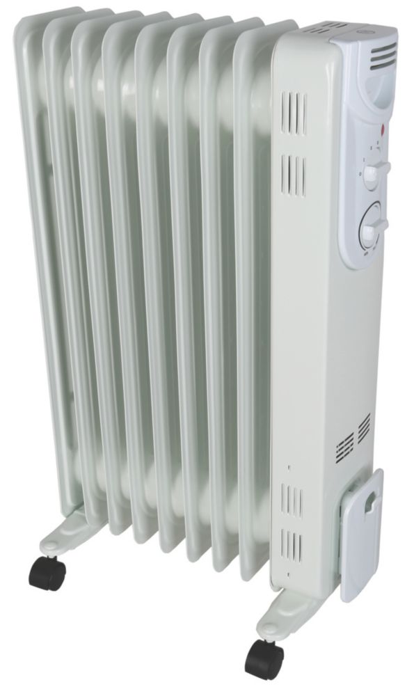 Sta op Vervloekt Onderwijs CYBL20-9 Freestanding 9-Fin Oil-Filled Radiator 2000W - Screwfix