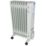 2000W Electric Freestanding 9-Fin Oil-Filled Radiator White