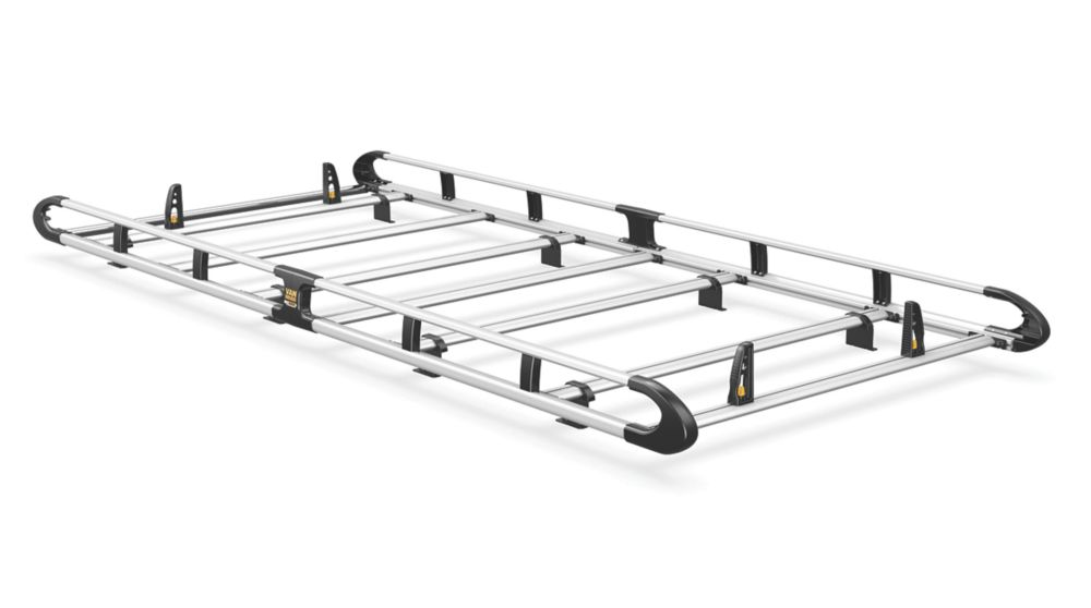 Van Guard  Volkswagen Transporter T6 2015 on Roof Rack - 7-bar ULTIRack+ L2 H1 Tailgate