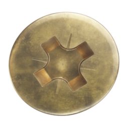 Goldscrew  PZ Double-Countersunk 5mm (Dia) Wood Screw Trade Pack 1000 Pcs