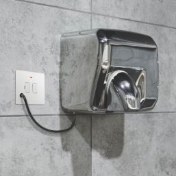 British General Evolve 13A Switched Fused Spur with LED Pearlescent White with White Inserts