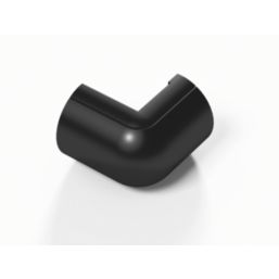 D-Line Black Micro+ Trunking External Bends 20mm x 10mm 2 Pack