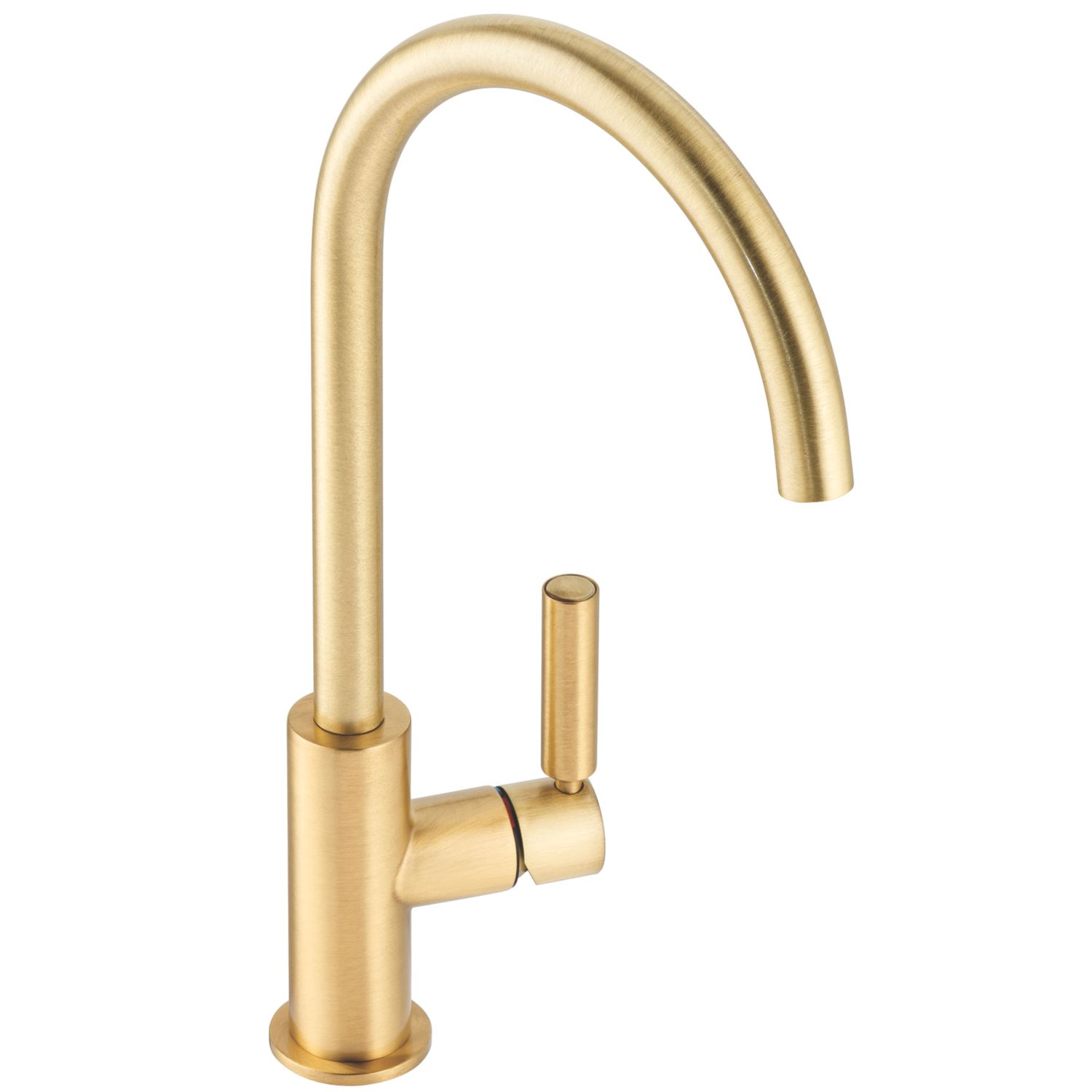 Abode Globe Single Lever Mono Mixer Kitchen Tap Brushed Brass (947RK)