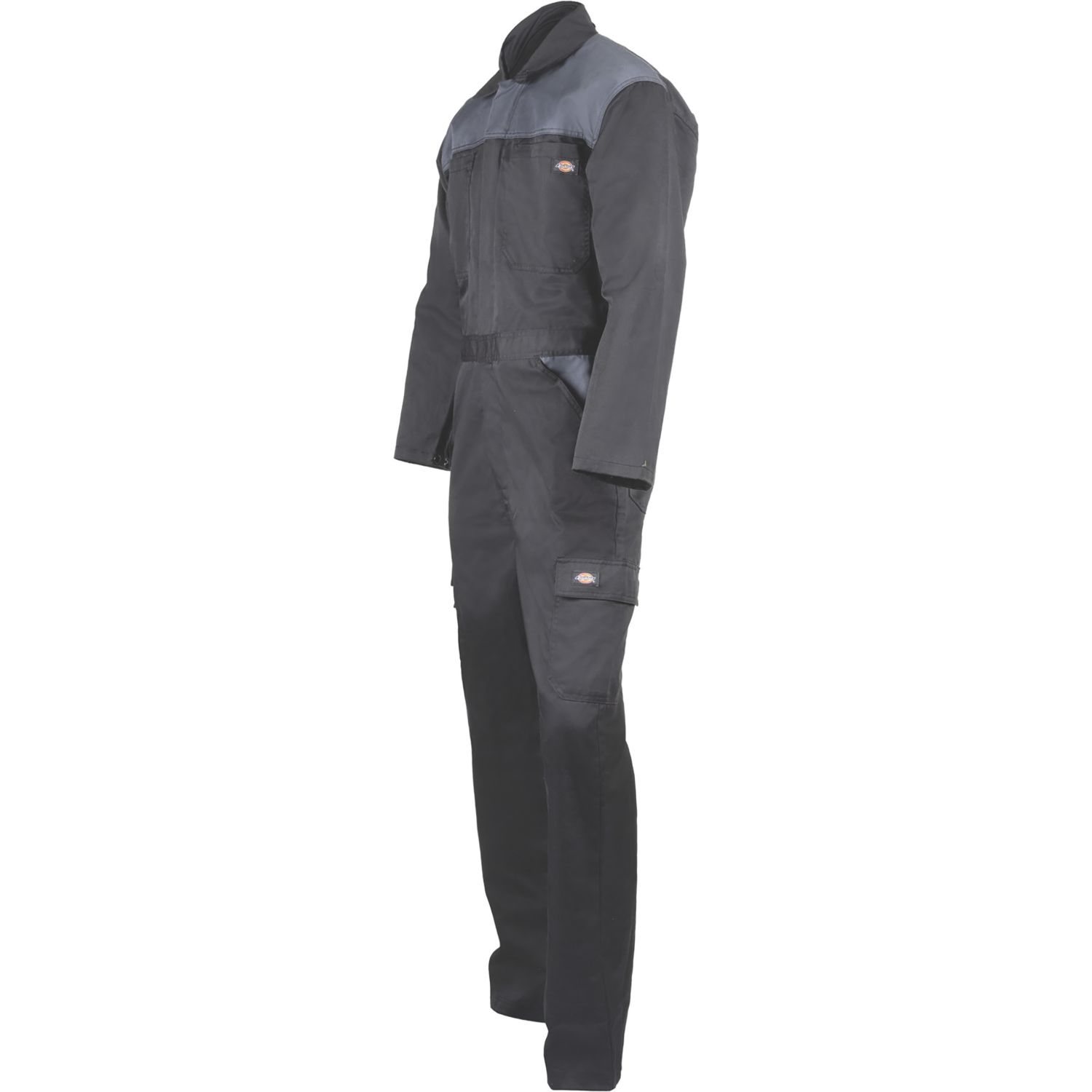 Dickies Everyday Boiler Suit/Coverall Black Grey Large 42-48" Chest 30" L (947RP)