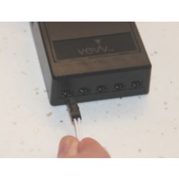 VEW Strata Recessed Square LED Kitchen Plinth Lights Black 0.18W 15lm 6 Pack