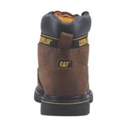 CAT Holton Size 6  Brown  Steel Toe Cap Safety Boots
