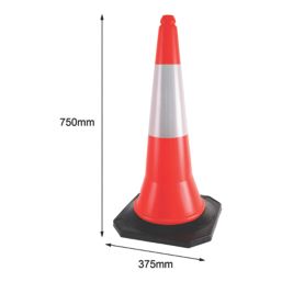 Essentials Barrier05 Safety Cone 750mm