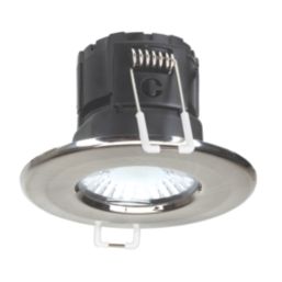 Collingwood H2 Lite CSP Fixed  Fire Rated LED Downlight Brushed Steel 4.2-6W 450-720lm