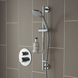 Ideal Standard Concept Easybox Slim Rear-Fed Concealed Chrome Thermostatic Mixer Shower