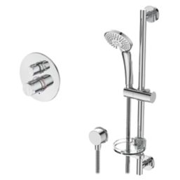 Ideal Standard Concept Easybox Slim Rear-Fed Concealed Chrome Thermostatic Mixer Shower