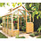 Forest Vale 8' x 6' (Nominal) Timber Greenhouse with Assembly