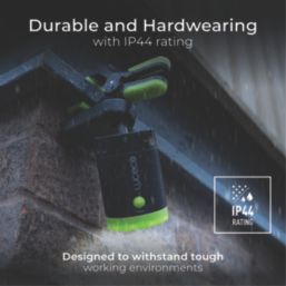 Luceco  Rechargeable LED Inspection Light Black/Green 500lm