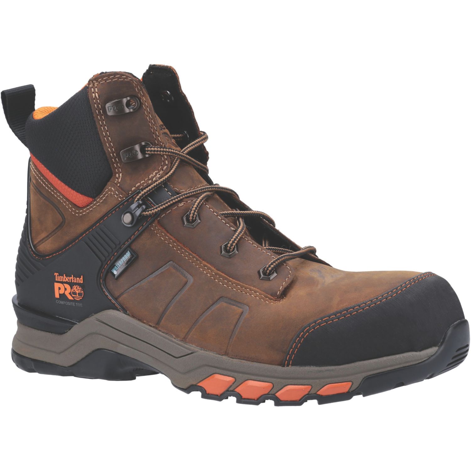 Timberland Pro Hypercharge Size 11 Brown Waterproof Safety Boots (948CM)