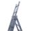Zarges Light Trade Aluminium 5.12m Combination Ladder