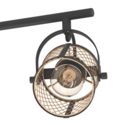 Eglo Dellow Bar 3-Light Spotlight Black/Brushed Brass