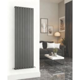 Reina Harley Single 1800mm x 350mm 2250BTU Anthracite Vertical Designer Radiator
