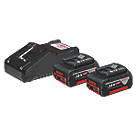 Bosch  18V 4.0Ah Li-Ion Coolpack Battery Starter Set 3 Pieces