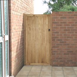 Forest Decibel Noise Reduction Garden Gate 900mm x 1800mm Natural Timber