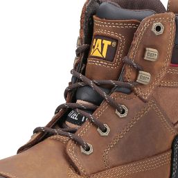CAT Gravel Size 13  Beige Water-Resistant Steel Toe Cap Safety Boots