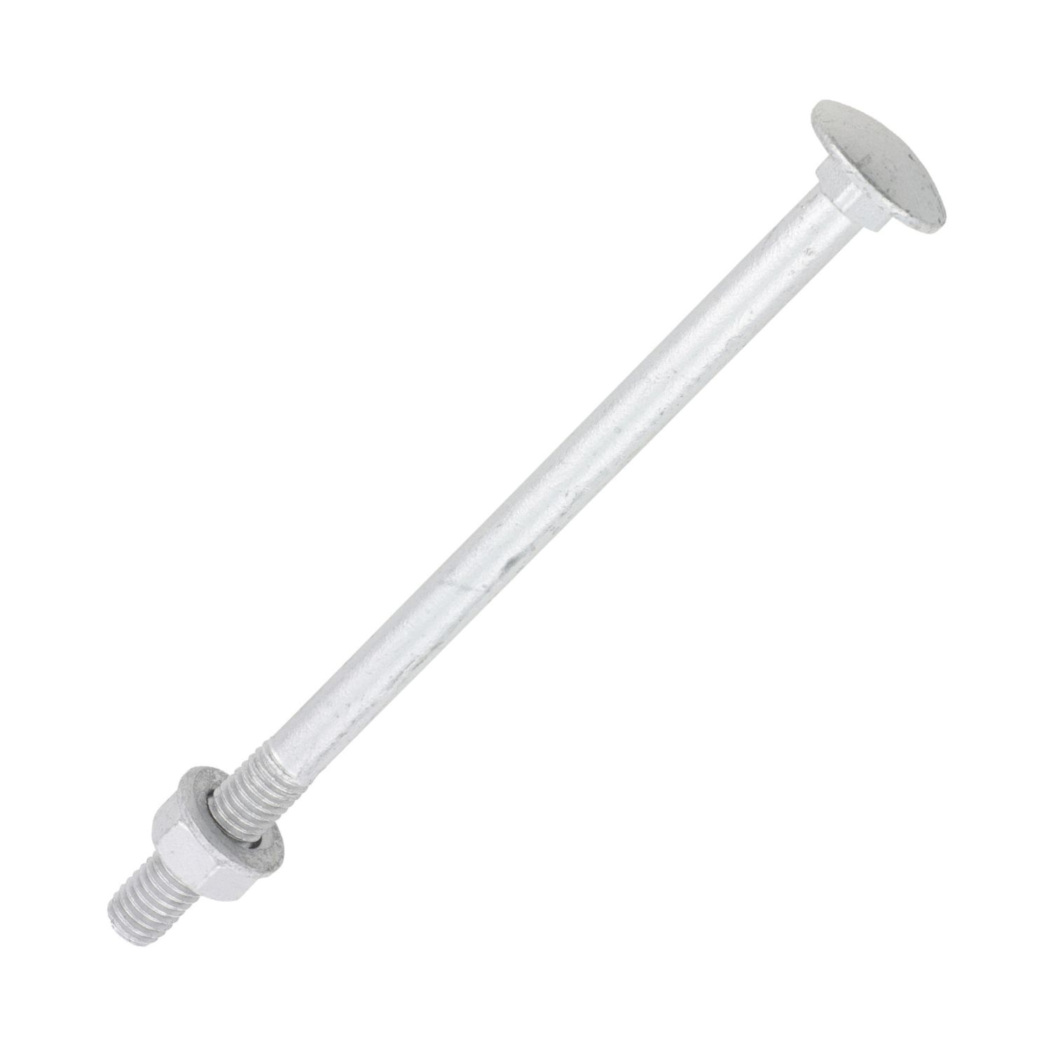 Timco Exterior Coach Bolts Carbon Steel Organic Silver Coating M8 x 130mm 10 Pack (948KG)