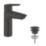 Grohe QuickFix Start Matt Black 192mm Standard Lever Mono Basin Mixer Tap  With Pop-Up Waste