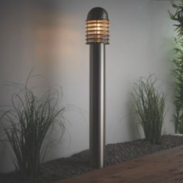 LAP Shutter 1000mm Outdoor Bollard Light Brushed Stainless Steel