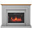 Focal Point Horsham Electric Suite Grey Painted-Effect 1140mm x 330mm x 872mm