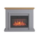 Focal Point Horsham Electric Suite Grey Painted-Effect 1140mm x 330mm x 872mm