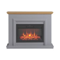 Focal Point Horsham Electric Suite Grey Painted-Effect 1140mm x 330mm x 872mm