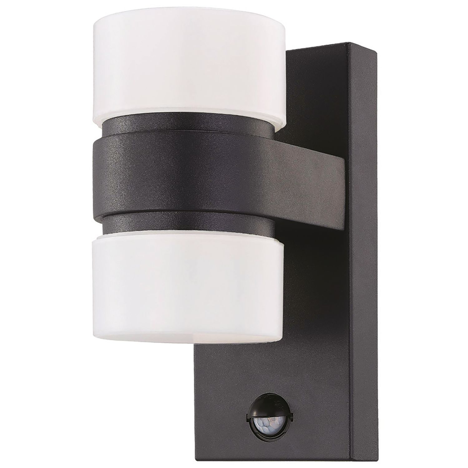 Eglo Atollari Outdoor LED Up/Down Wall Light With PIR Sensor Black 9W 720lm (948PL)