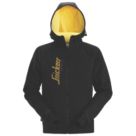 Snickers Logo  Hoodie Black/Yellow X Small 33" Chest
