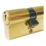 Smith & Locke  6-Pin Cylinder Thumbturn Lock 35-35 (70mm) Polished Brass