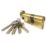 Smith & Locke  6-Pin Cylinder Thumbturn Lock 35-35 (70mm) Polished Brass