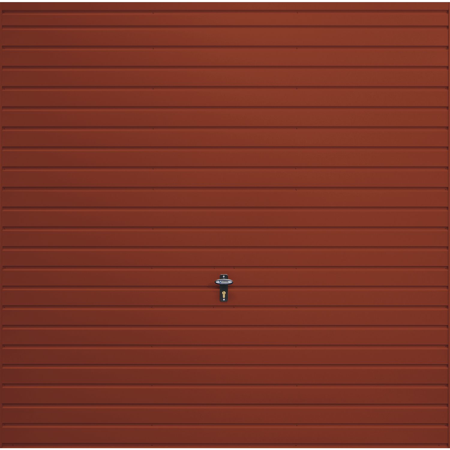 Gliderol Horizontal 7' 6" x 7' Non-Insulated Frameless Steel Up & Over Garage Door Terracotta (948VP)